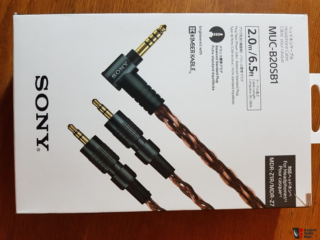 SONY MUC-B20SB1 balanced cable for MDR-Z7,MDR-Z1R Photo #1864306