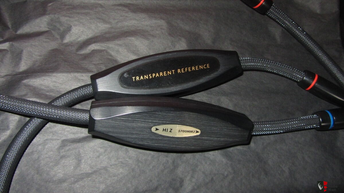 Transparent Reference MM2 interconnect cables, RCA, one meter pair ...