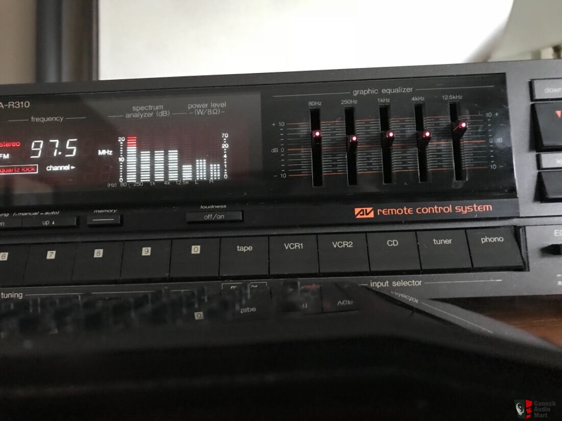 Serviced 1987 Technics SA-R310 Receiver Original Remote Japan