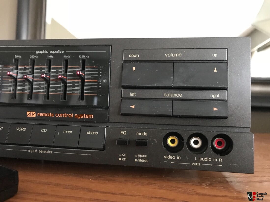 Serviced 1987 Technics SA-R310 Receiver Original Remote Japan