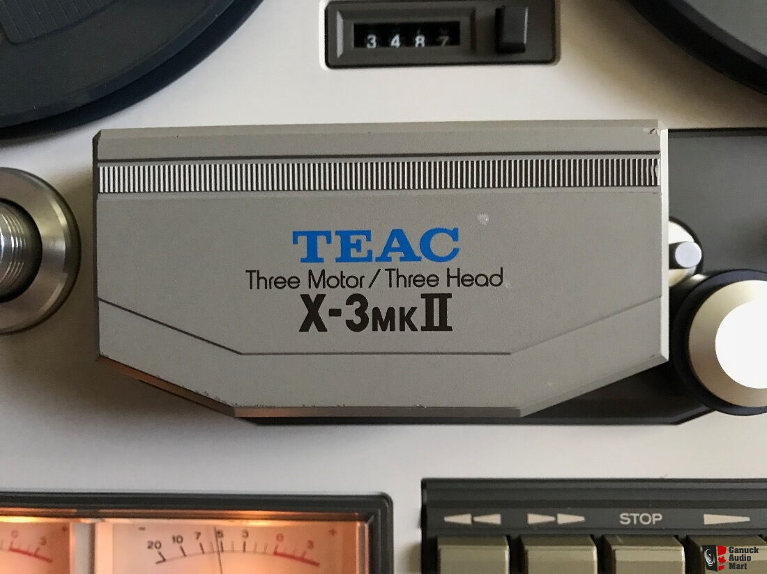 TEAC X-3MKII REEL TO REEL TAPE DECK (ONLY). SERVICED & 30 DAY GUARANTEE