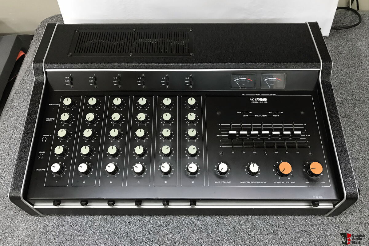 Yamaha EM-150 6-channels analog console of 75 watts RMS x2 ** Revised 