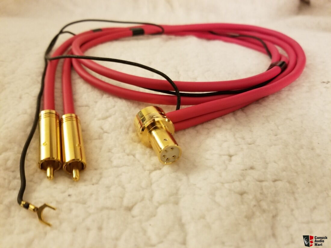 JAC-502 Jelco high grade tonearm cable (90º DIN connector & RCA
