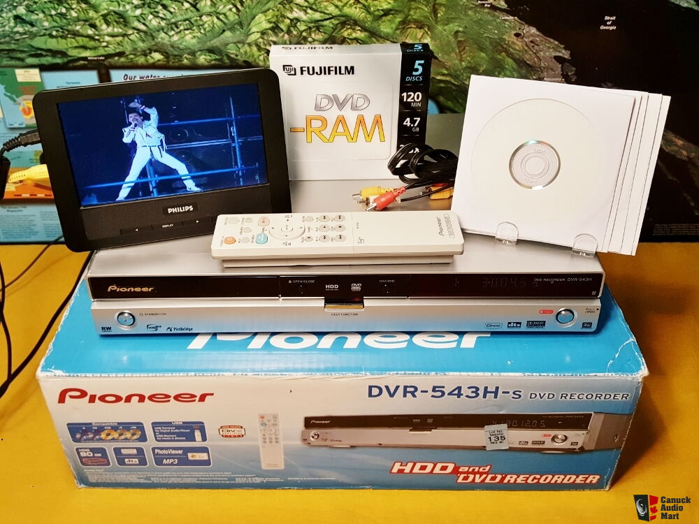 Pioneer DVR 543H S HDD DVD Hard Drive Recorder Remote Extras EXCELLENT pioneer-dvr-543h-s-hdd-dvd-hard-drive-recorder-remote-extras-excellent