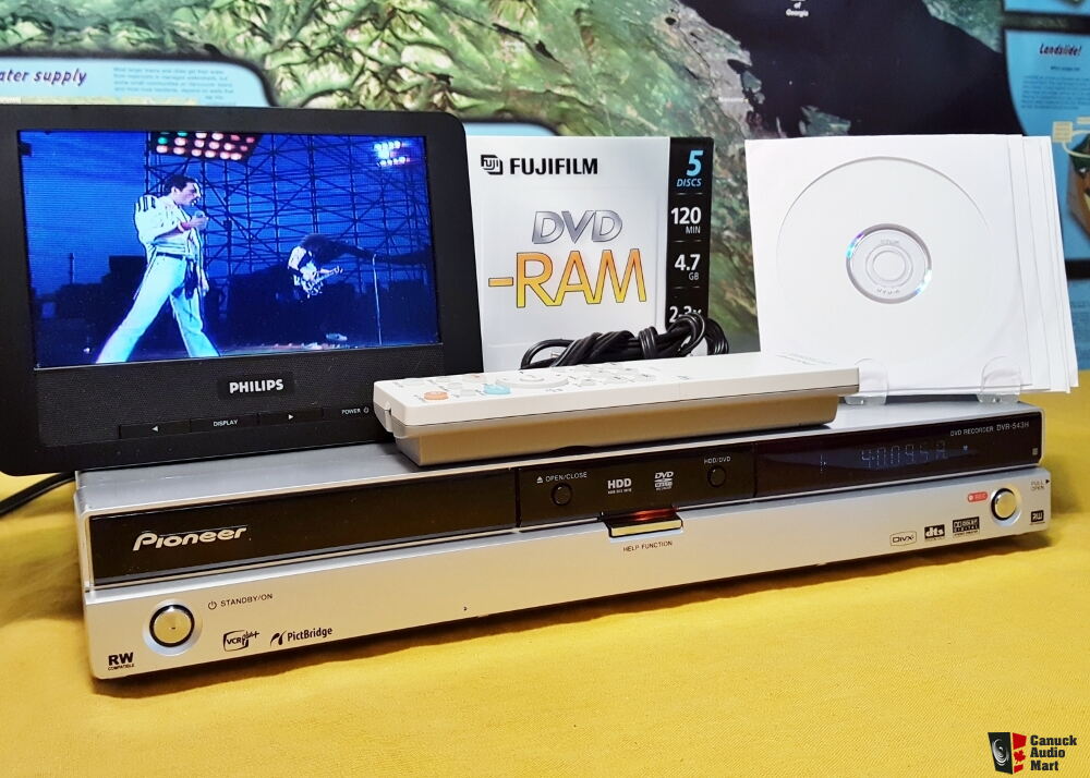 Pioneer DVR 543H S HDD DVD Hard Drive Recorder Remote Extras EXCELLENT pioneer-dvr-543h-s-hdd-dvd-hard-drive-recorder-remote-extras-excellent