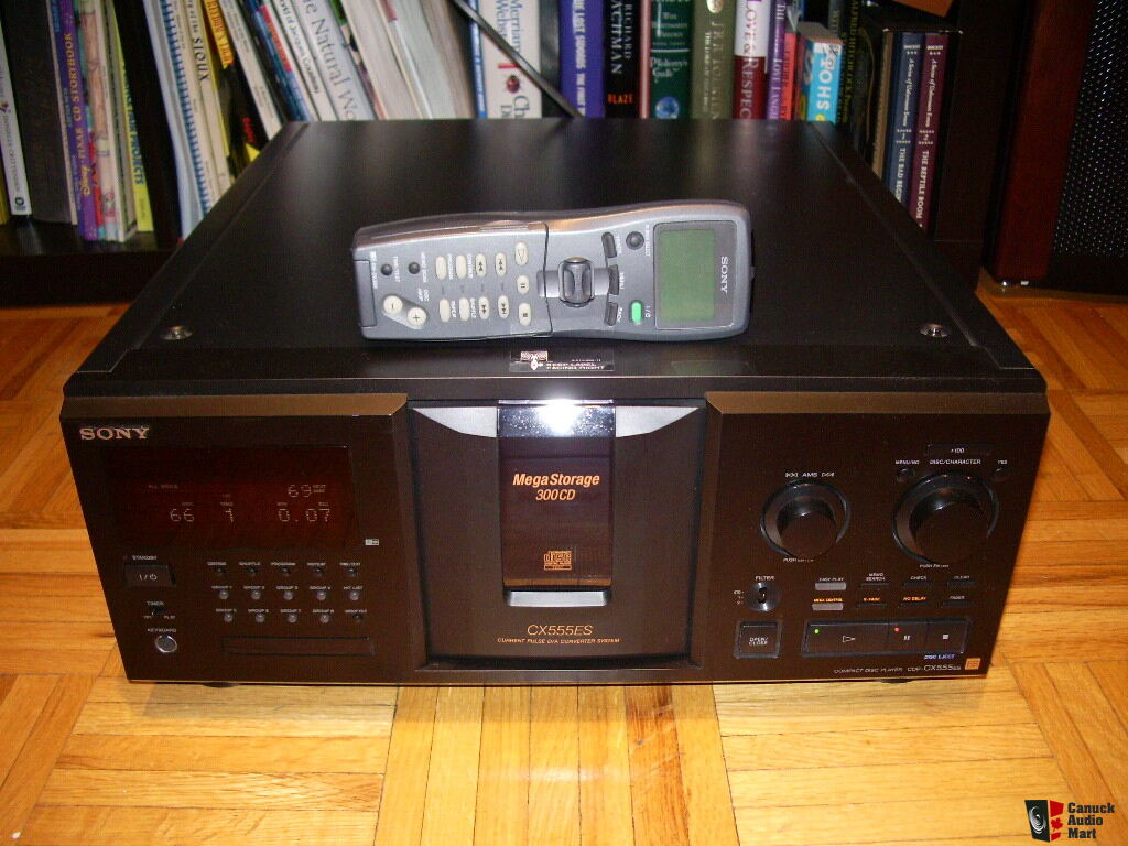 Sony CDPCX555ES 300 cd changer For Sale Canuck Audio Mart