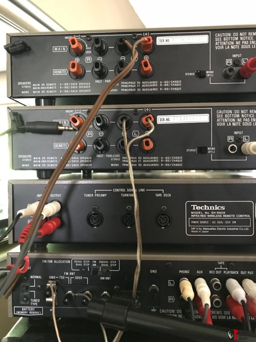 Technics Se A X Power Amplifier Watts Per Channel Pre