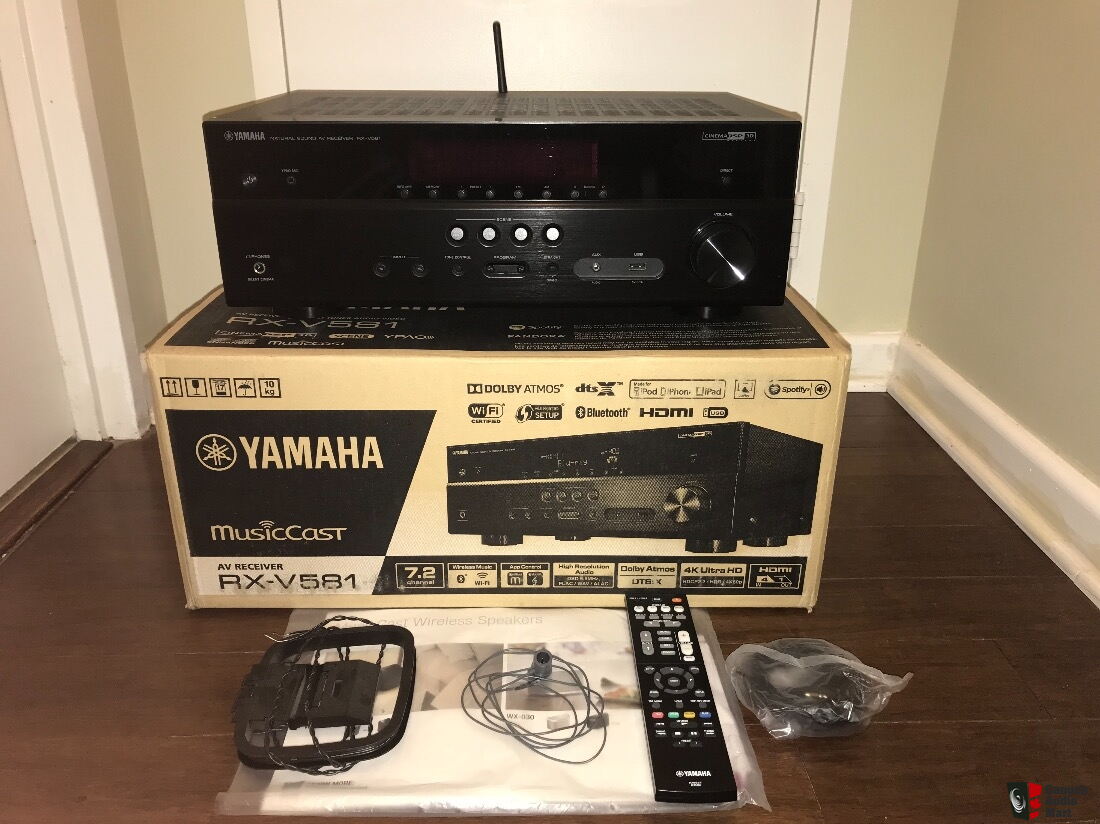 Yamaha RX-V581 7.2 channel Receiver with Airplay, Bluetooth and