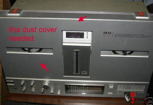 Wanted: Dust cover for AKAI GX 77 Reel to reel (silver) and / or
