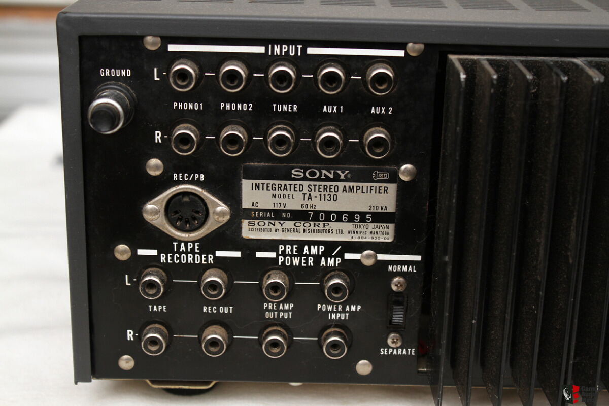 SONY INTEGRATED AMPLIFIER 1130 - アンプ