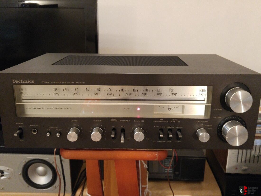 Vintage Technics Sa Stereo Receiver Made In Japan For Sale Canuck Audio Mart