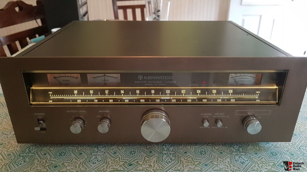 Kenwood KA-9800 Integrated and KT-9900 Tuner Rare Matched Set with