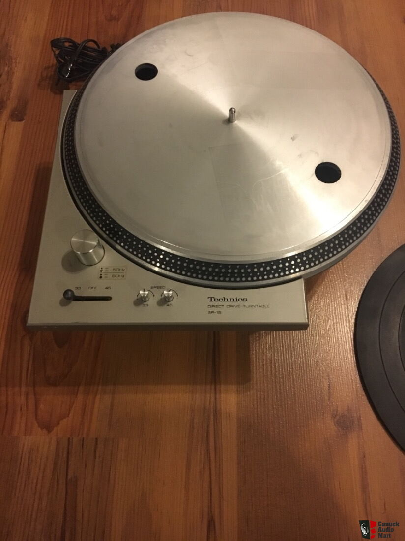 Technics SP-12 turntable no tonearm in good condition Photo