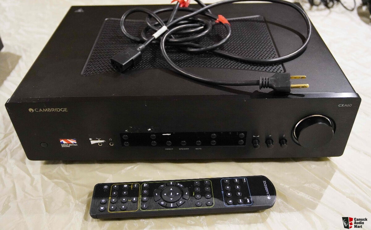 Cambridge Audio CXA60 integrated Amplifier Black with remote Photo
