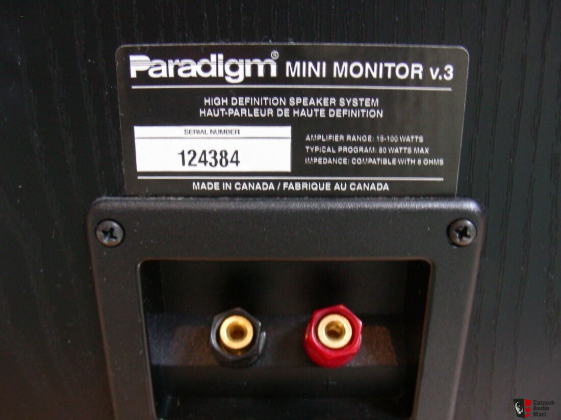 Paradigm Mini Monitor V3 Photo #1990943 - UK Audio Mart