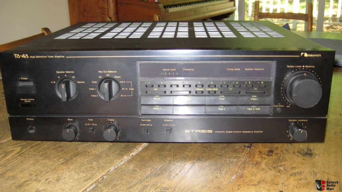 Nakamichi TA 4A High Definition Tuner STASIS Inherently Stable/Uniform ...