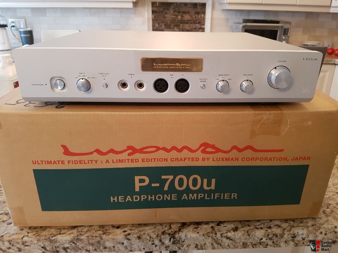 Luxman P-700u Reference Headphone Amplifier w/4-pin XLR Adapter