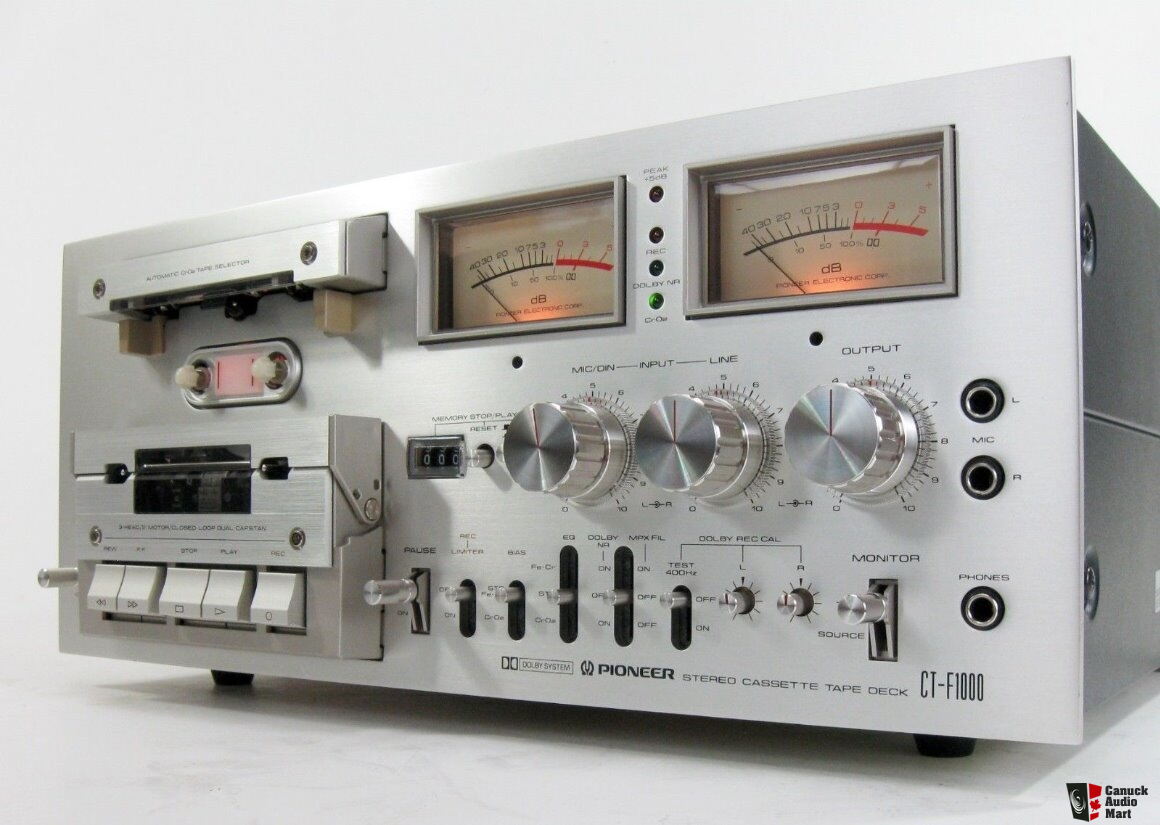 Pioneer CTF1000 Cassette Deck Tape Vintage all Original Photo 2002285