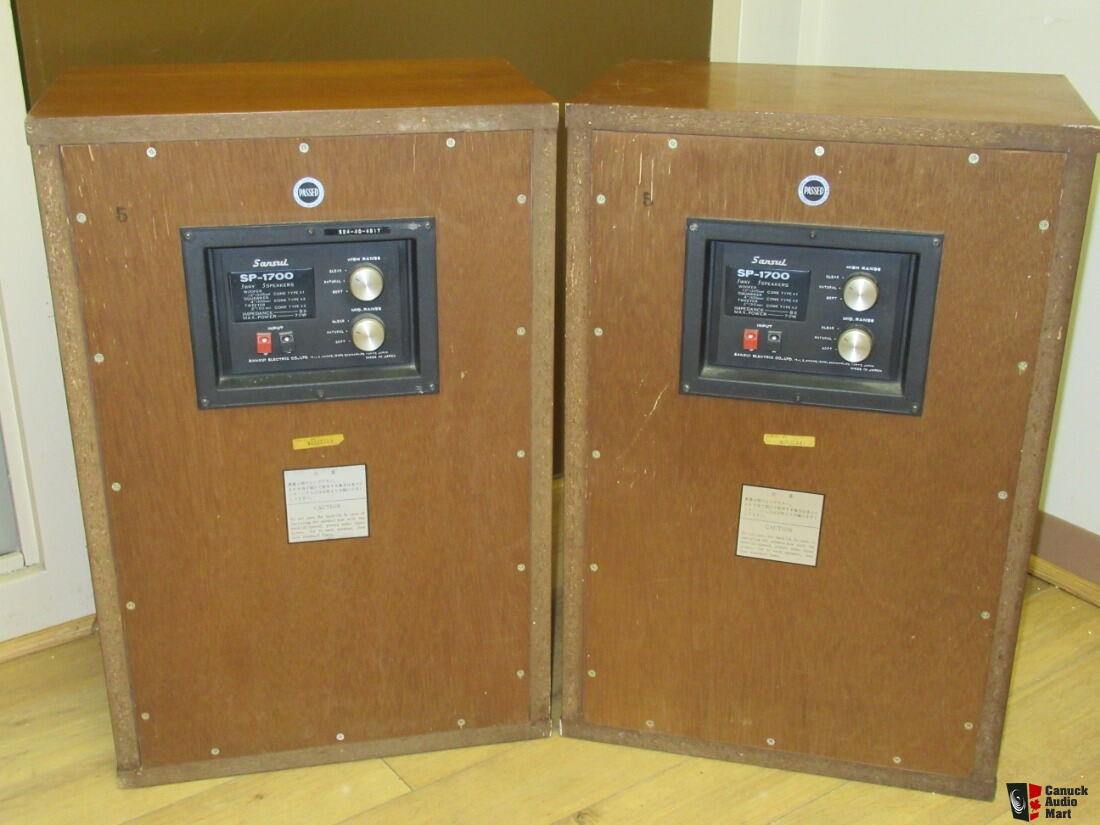 Sansui SP1700 Pair Of vintage Speakers speaker system Photo 2005665