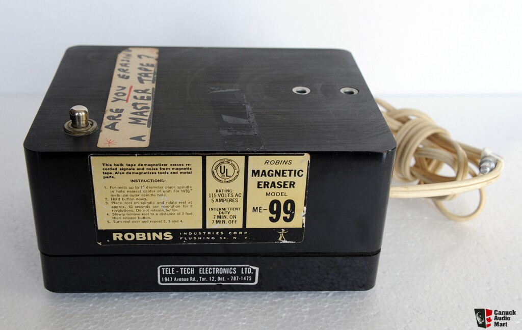 Bulk Tape Eraser Robins ME-99 Photo #201026 - US Audio Mart