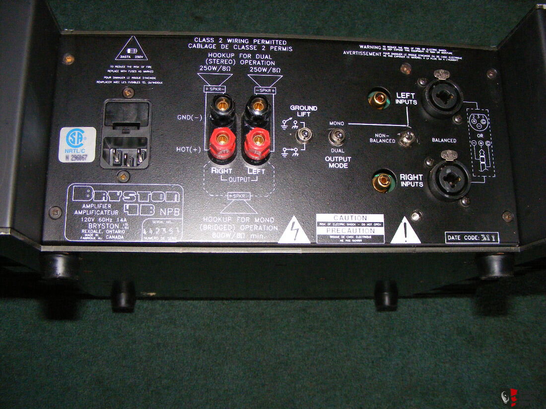 Bryston 4B NPB NRB Photo 2014440 Canuck Audio Mart
