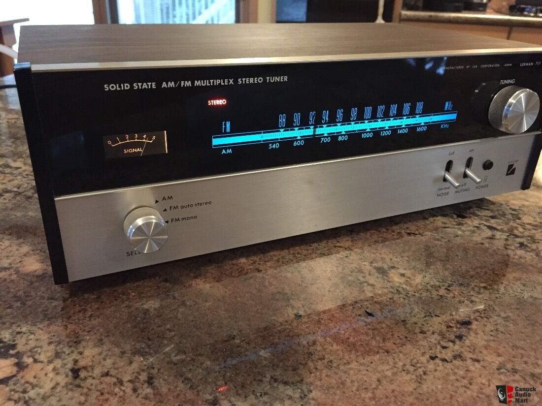 Luxman WL-717 AM/FM Tuner (1970s) Mint Condition+Original Box+