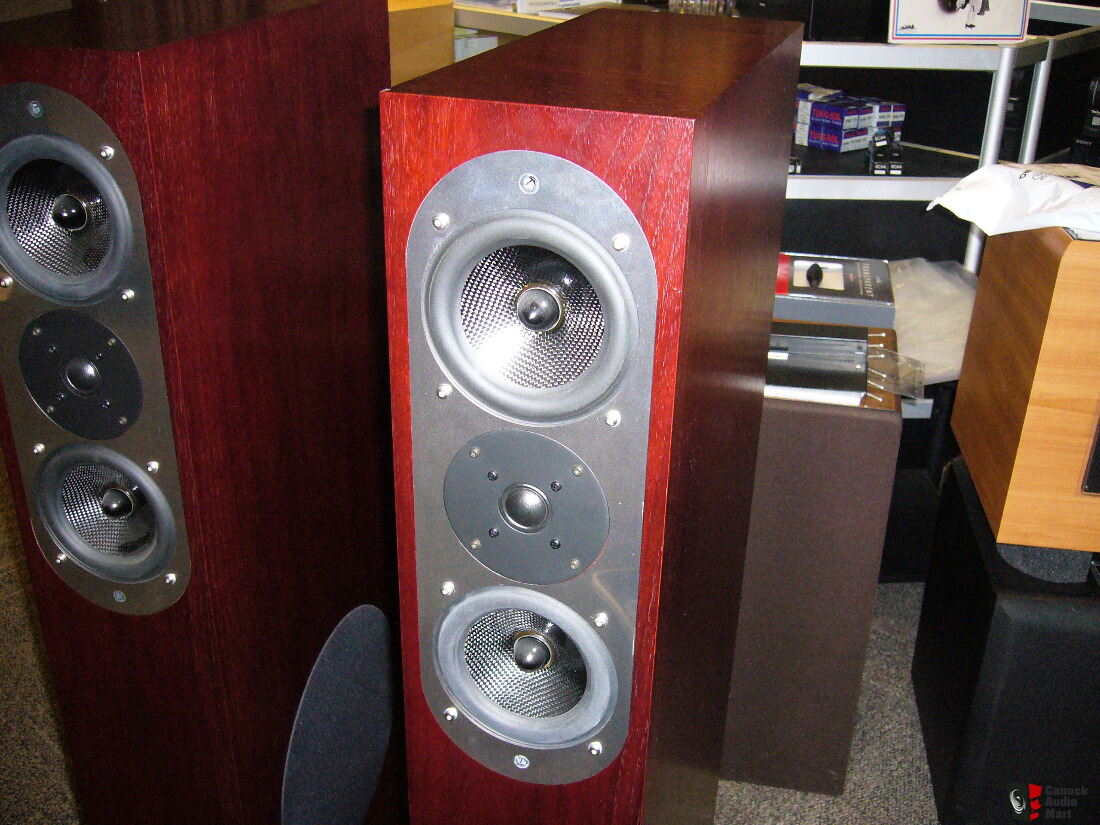 ASW Genius 400 Floor Standing Speakers in Maghogany Photo #2025536 - US ...