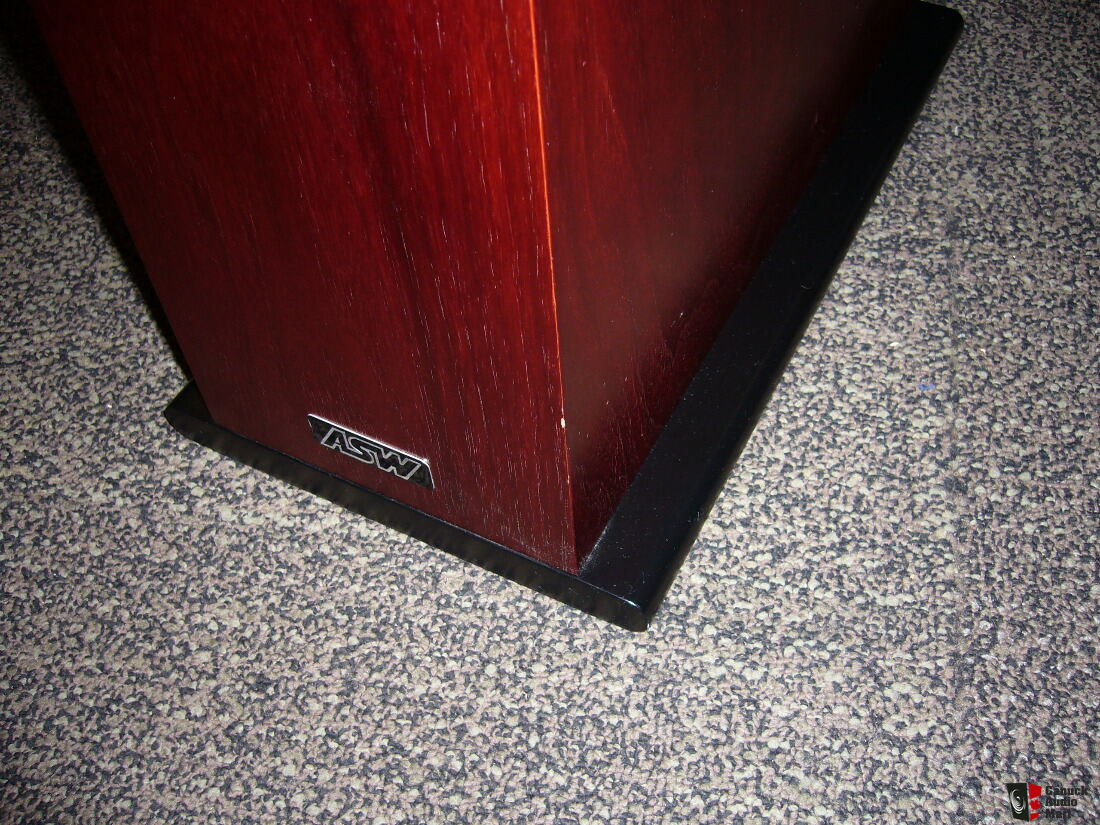 ASW Genius 400 Floor Standing Speakers in Maghogany Photo #2025539 - US ...