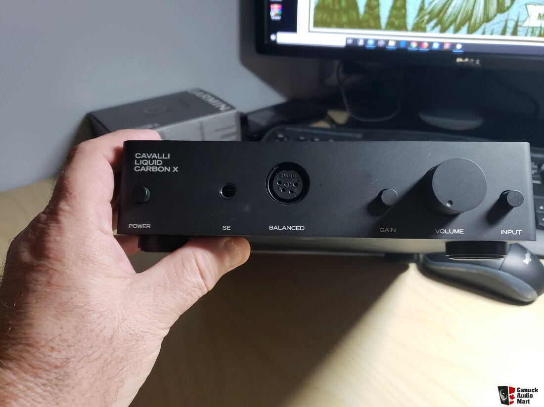 Massdrop x Alex Cavalli Liquid Carbon X Headphone Amp Photo