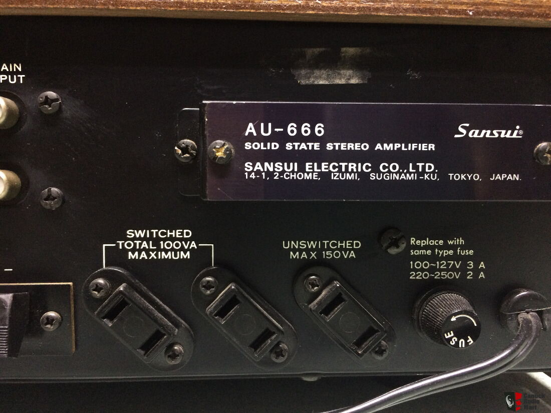 Sansui AU-666 Vintage 1969 35watt per Amplifier Photo #2039136