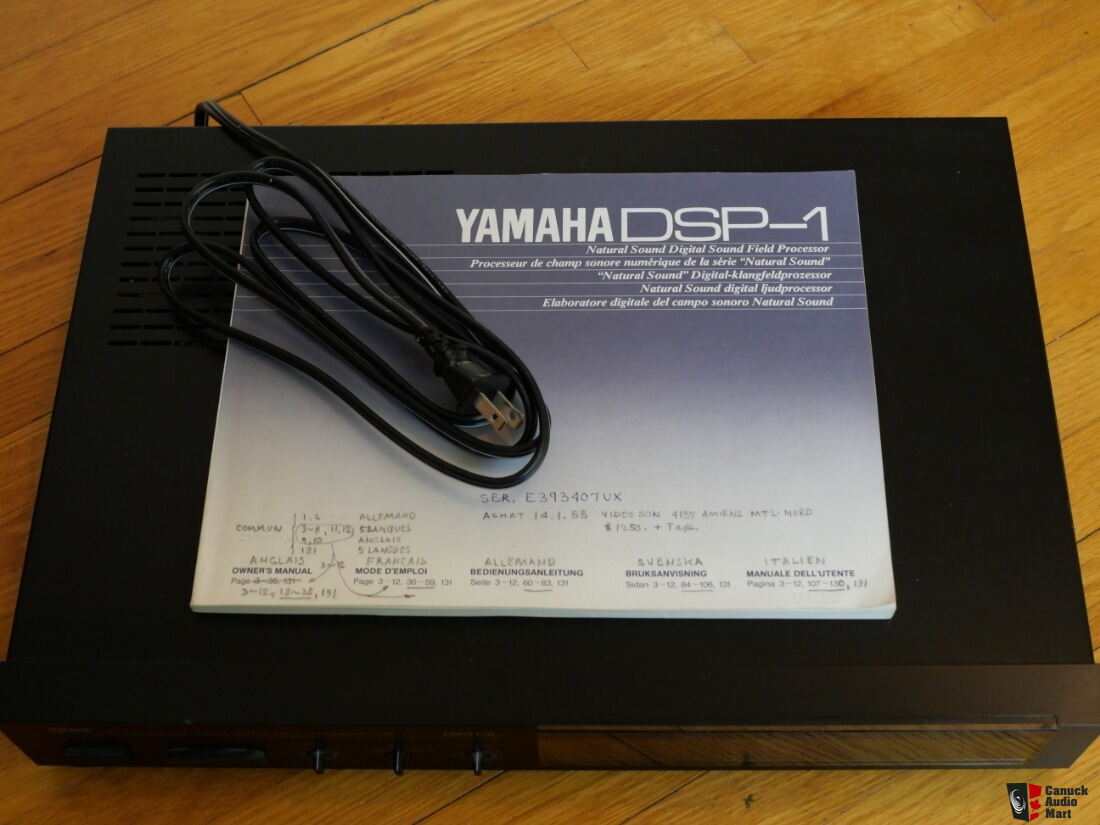 Yamaha DSP-1 Natural Sound Digital Sound Field Processor