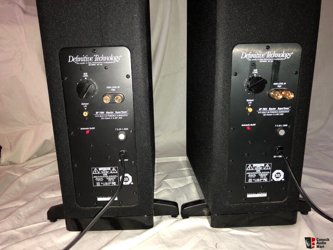 Definitive Technology BP7004 Supertowers **SOLD Pending Pickup For Sale ...