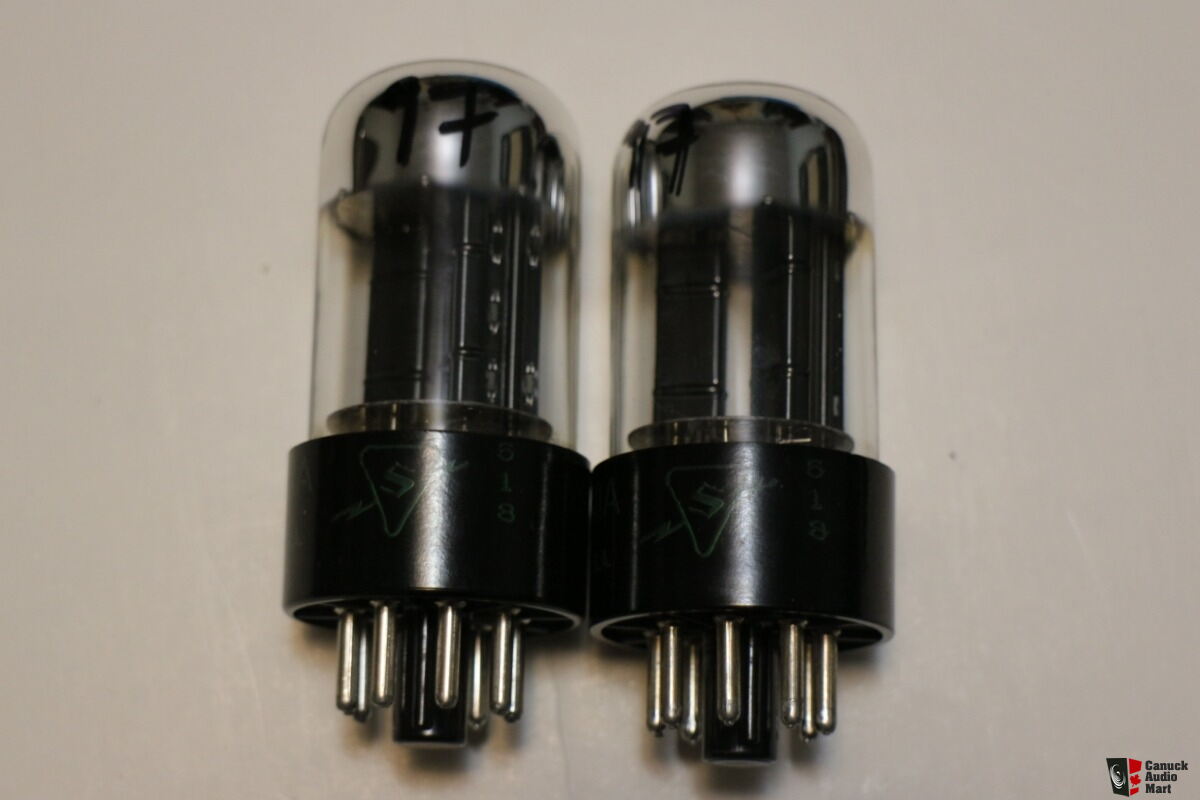 Matched (4) Sylvania 6SN7GTA Tubes For Sale - Canuck Audio Mart