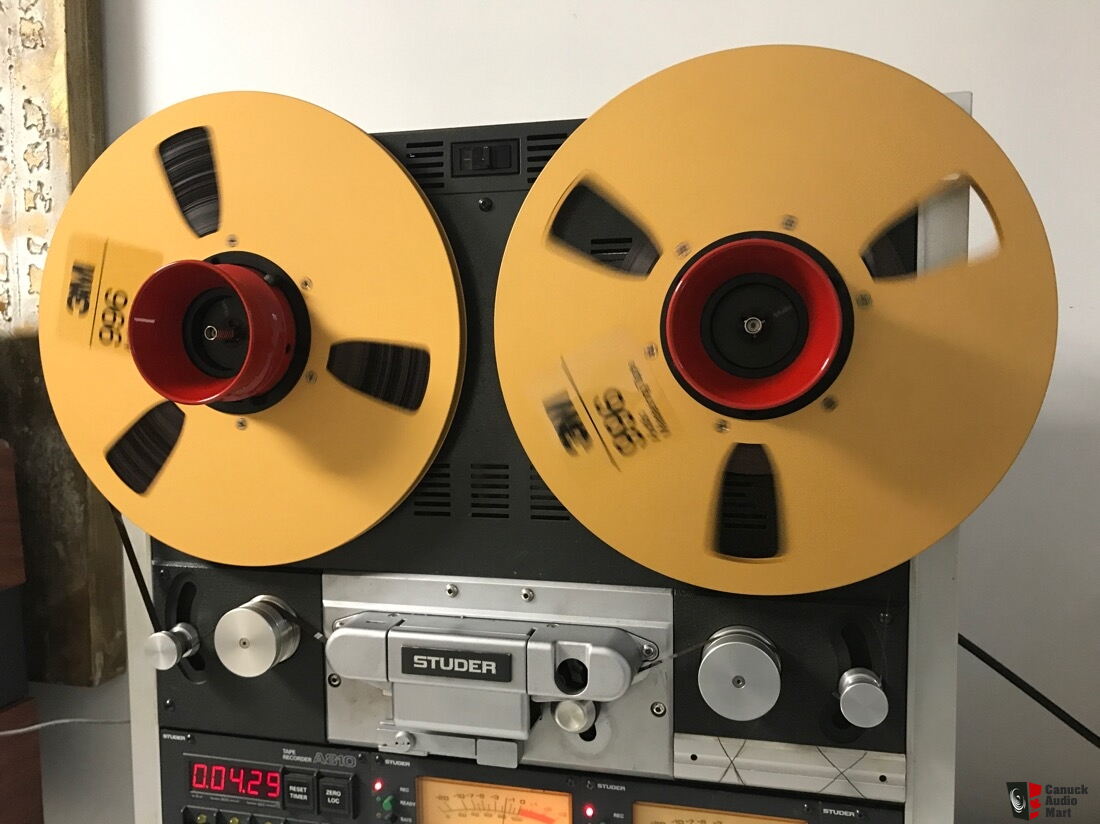 Studer A810 reel to reel recorder , 4 speed , butterfly heads , completely  serviced For Sale - Canuck Audio Mart