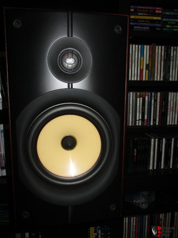Psb Image B6 Bookshelf Speakers With Heavy Duty Metal Stands With
