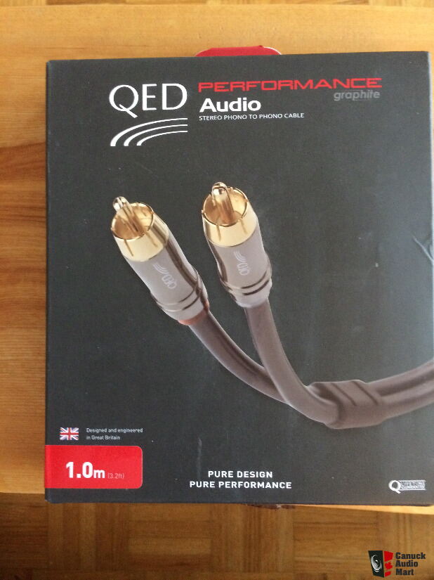 QED Performance Graphite 1.0M RCA Interconnect Pair Photo #2060330