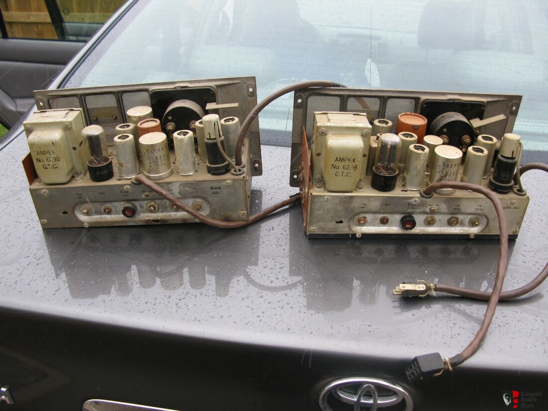 Pair of Ampex 601 TUBE Microphone preamps Photo 2078202 Canuck