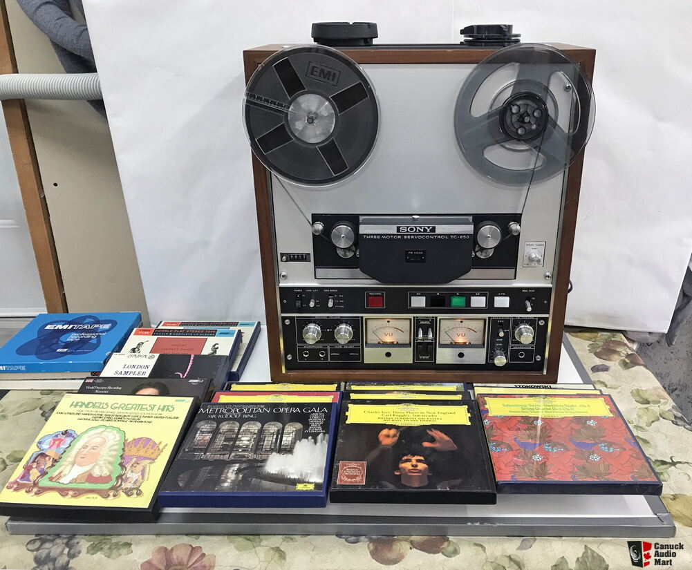 SONY TC-850 Professional ¼ inch Reel to Reel Tape Recorder Photo #2079032 -  Canuck Audio Mart