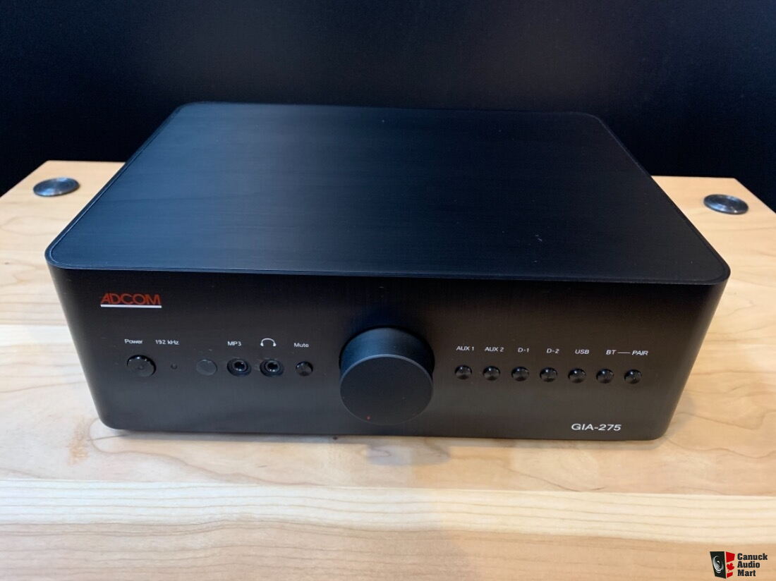 LIKE NEW - Adcom Gia 275 Version II - Integrated Bluetooth/USB/DAC ...