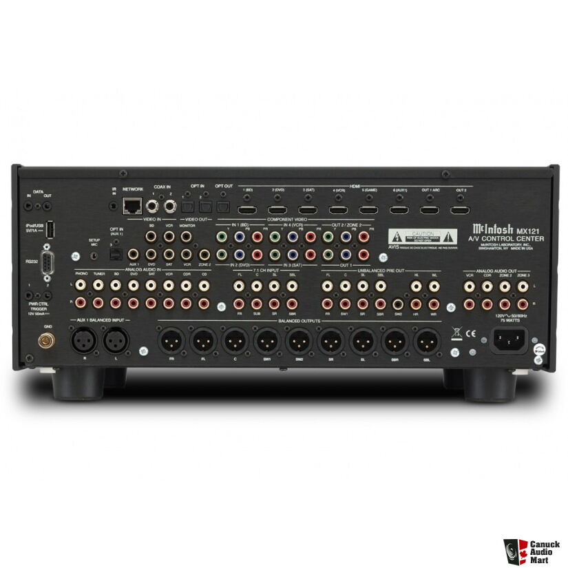 McINTOSH MX 121 AV Processor Preamp Photo 2092489 Canuck Audio Mart