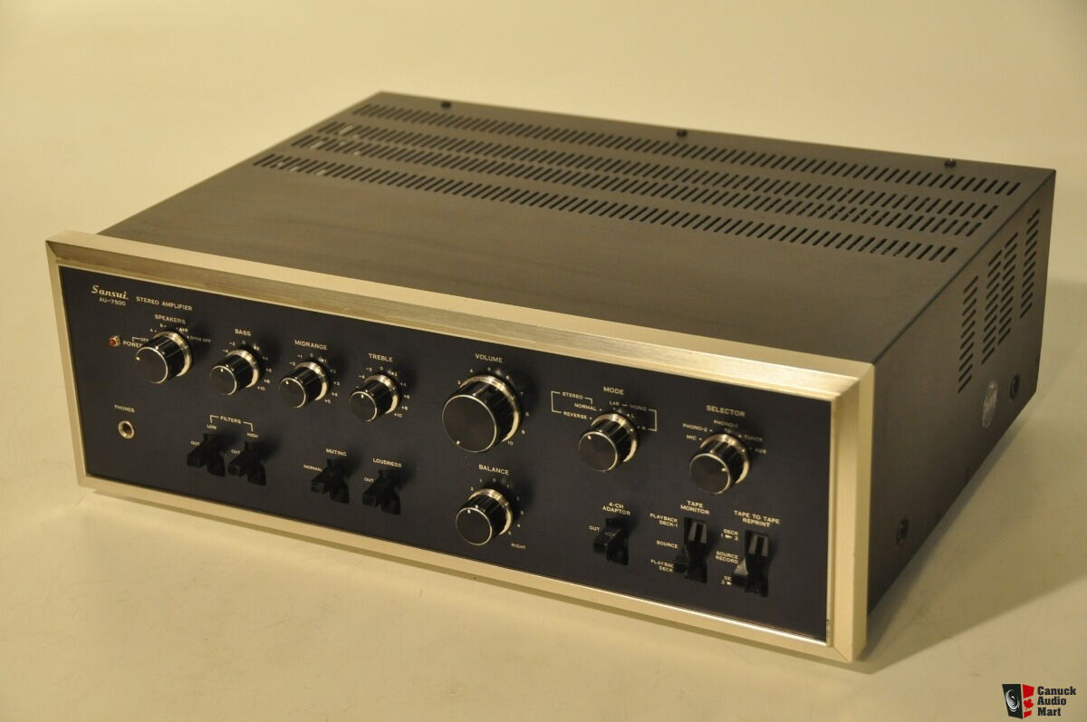 Classic Sansui AU-7500 Integrated Amplifier - Rare Model For Sale