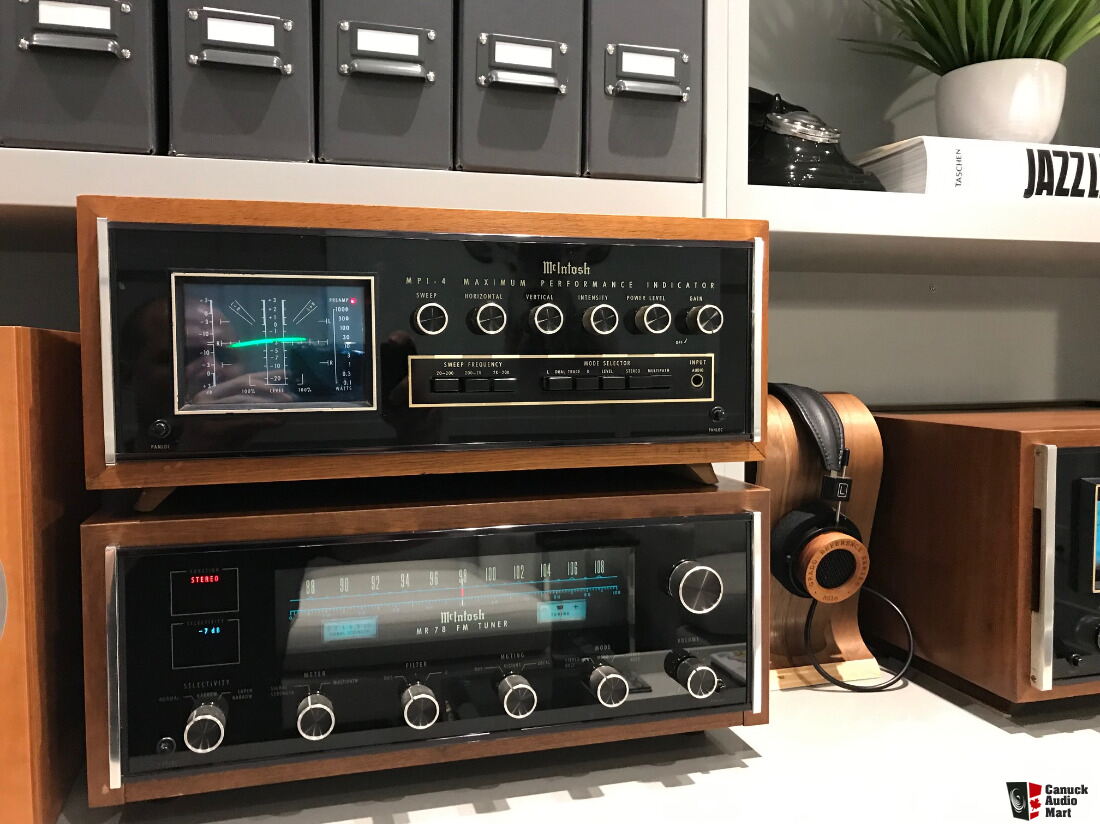 McIntosh MPI-4 performance Indicator - W/ wood cabinet - **Very