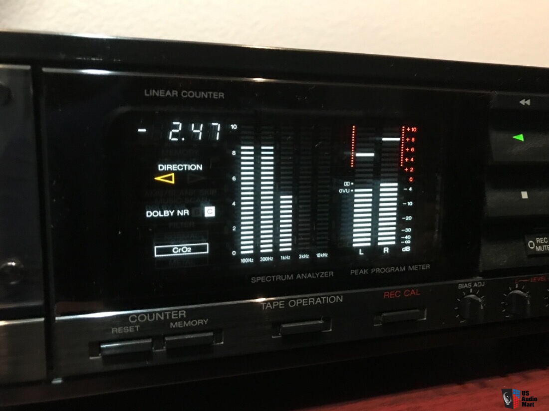 Vintage Sony TC-RX80ES Auto-Reverse / Spectrum Analyzer Cassette Deck