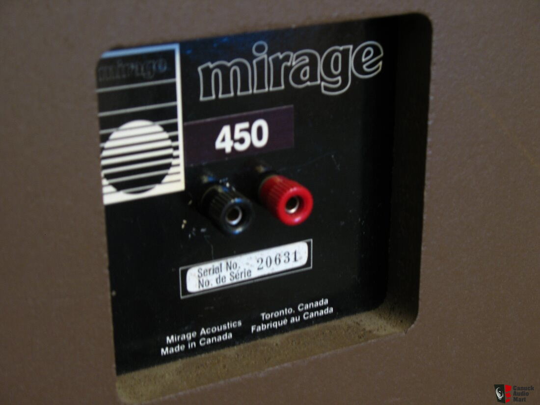 mirage 450 speakers