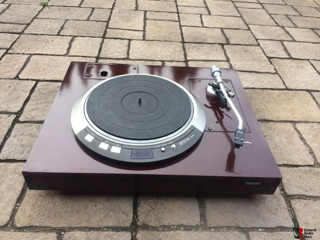 Denon DP-80 top model turntable with long Denon DA-308 tonearm