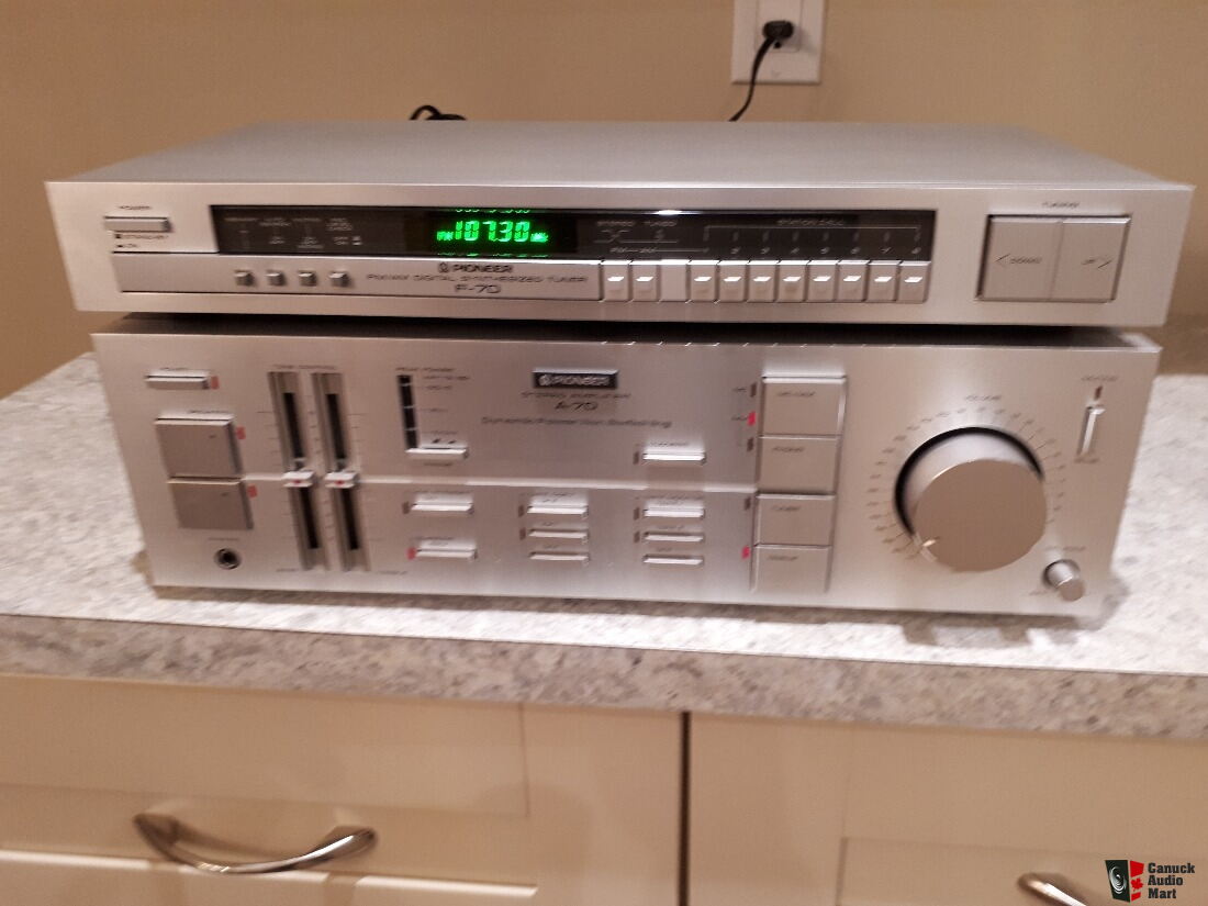 アンプ PioneerA-70 Pioneer A70 integrated amp and F70 tuner For Sale - Canuck Audio Mart