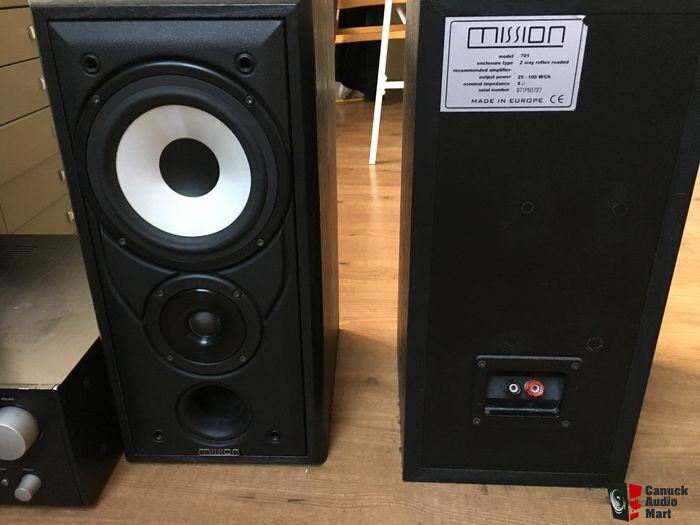 mission 701 bookshelf speakers