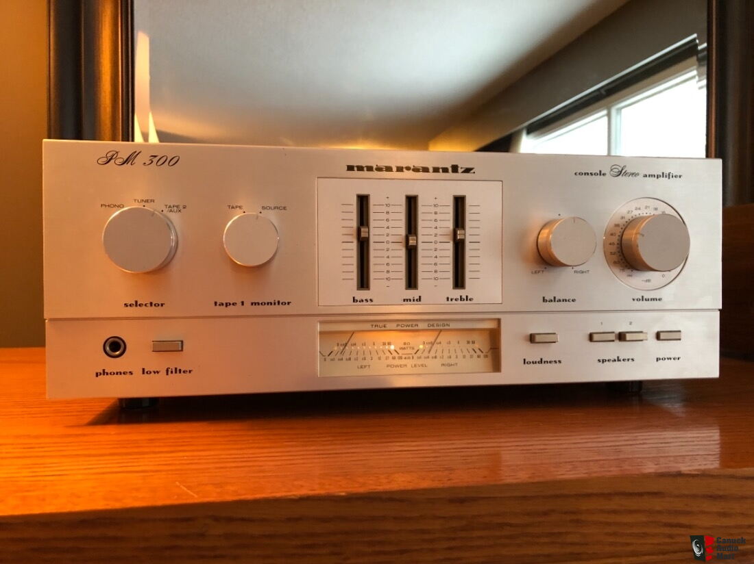 Refurbished 1982 Marantz Pm300 Integrated Amplifier Vu Meters Photo 2154056 Us Audio Mart