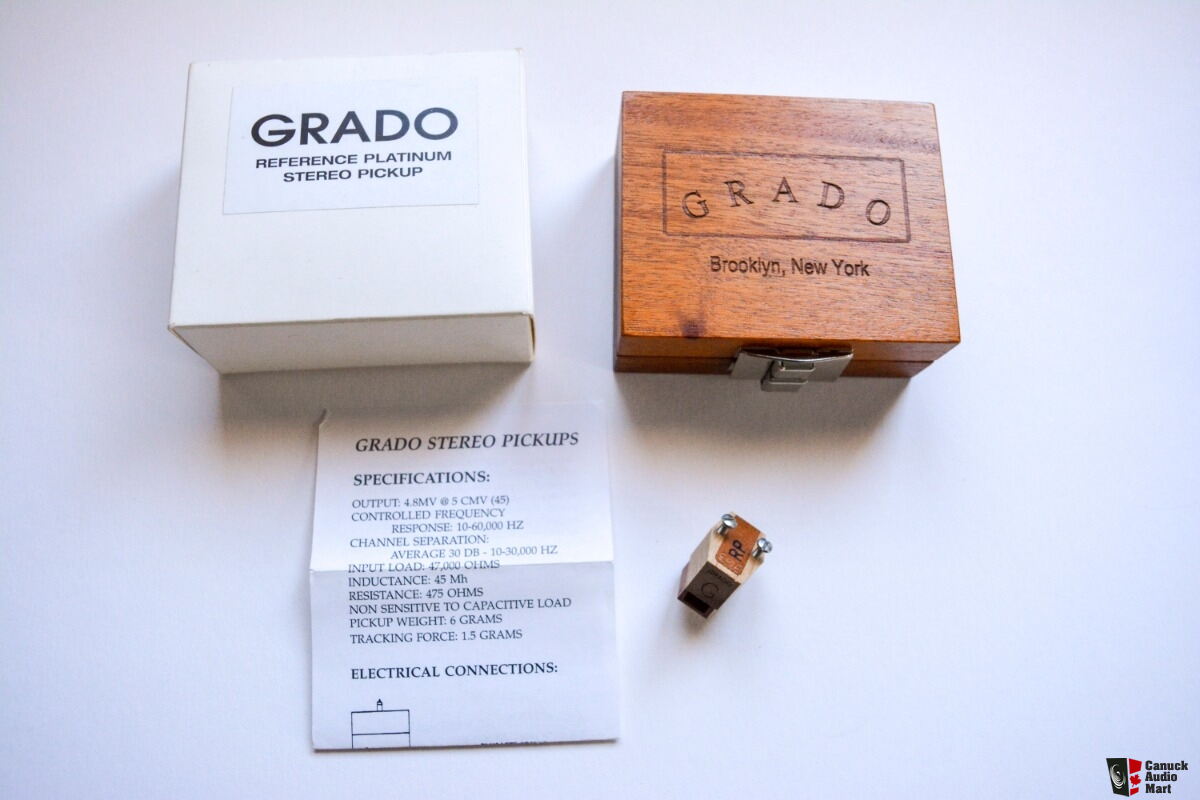 Grado Reference Platinum 1 Cartridge For Sale Canuck Audio Mart