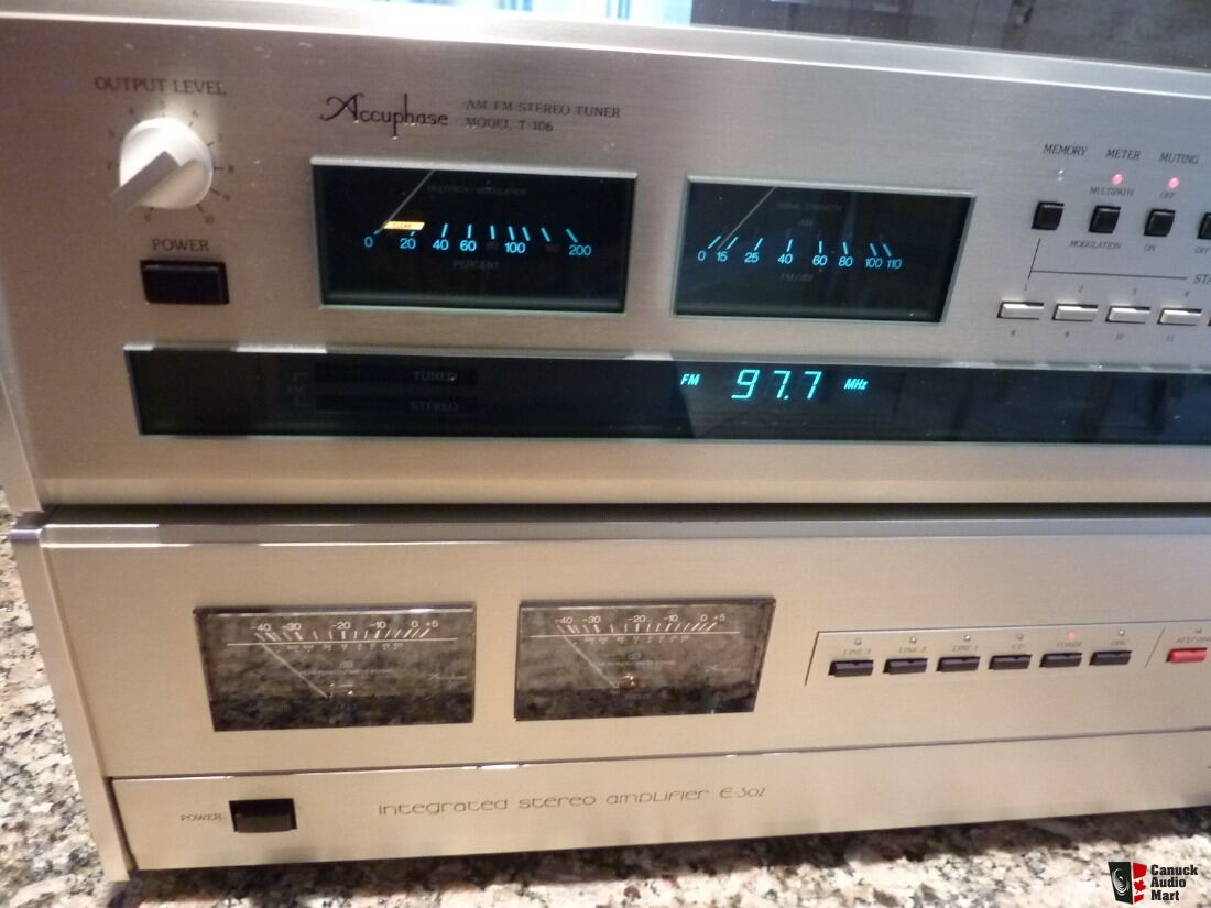 Accuphase E 302 Integrated Amplifier Accuphase T 106 Am Fm Tuner Like New Photo Uk Audio Mart